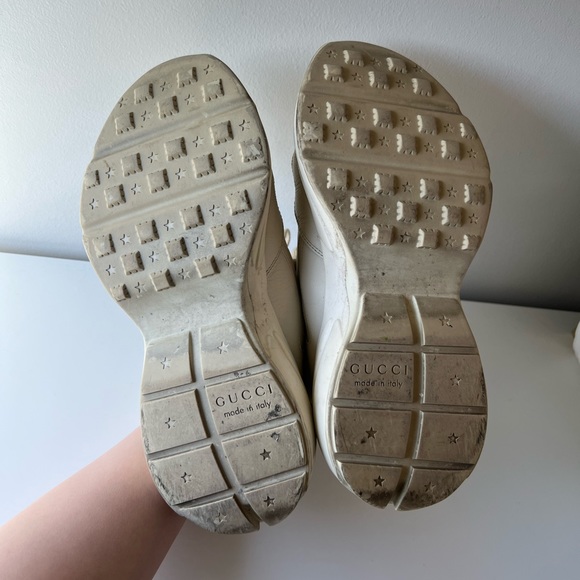 Authentic Gucci Women’s Rhyton leather sneaker in size 37 - Picture 8 of 11